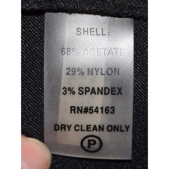 Calvin Klein Black Satin Cocktail Dress size  4 - Picture 12 of 12